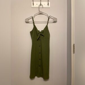 Green mini dress from Garage (XS)